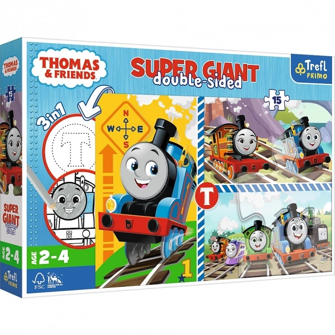 Double-Sided Puzzle Thomas & Friends Super Giant