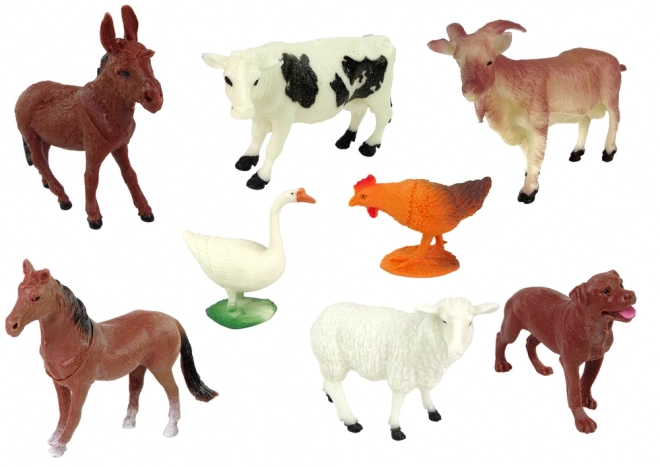 Farm Animals and Accessories Set - 34 Pieces