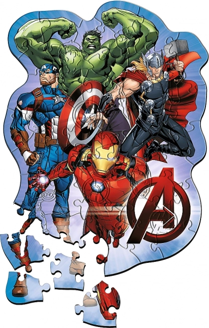 Wooden Puzzle Avengers Adventure