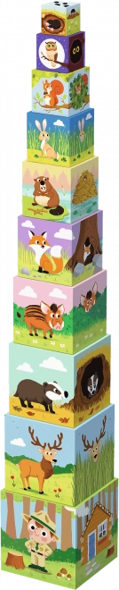 Trefl Educational Stacking Blocks Forest