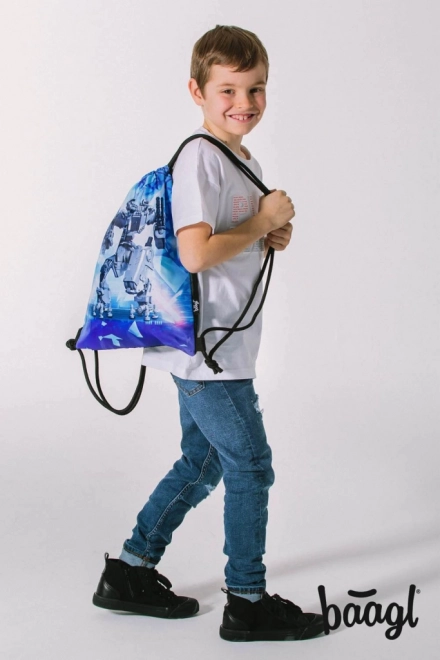 Baagl Drawstring Bag Space Battle