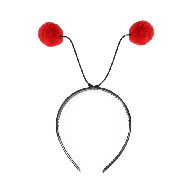 Ladybug Headband with Antennae