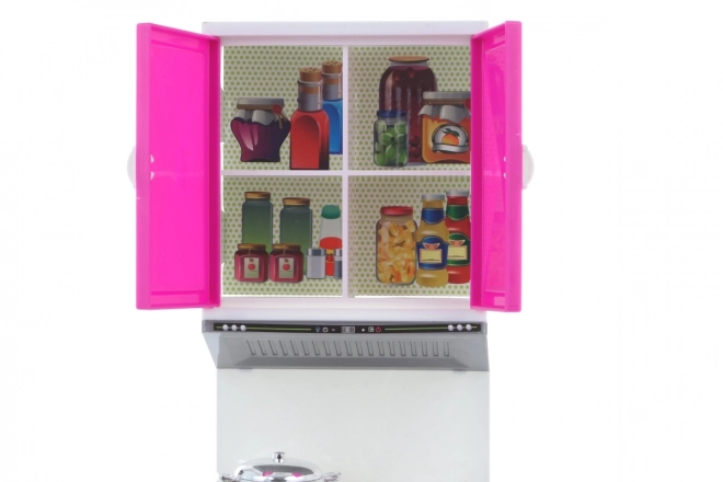 Plastic Dollhouse Kitchen Set with Oven