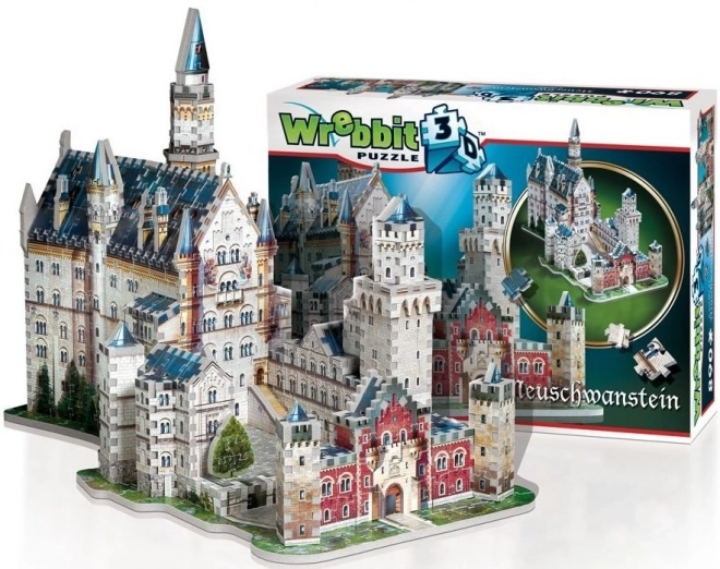 Neuschwanstein Castle 3D Puzzle by WREBBIT