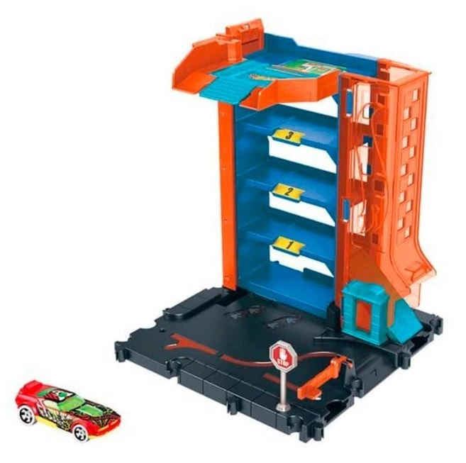 Hot Wheels City Racing Set Small Parking