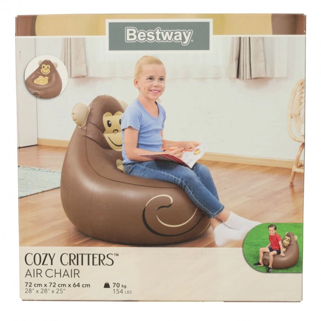 Inflatable Monkey Beanbag Chair