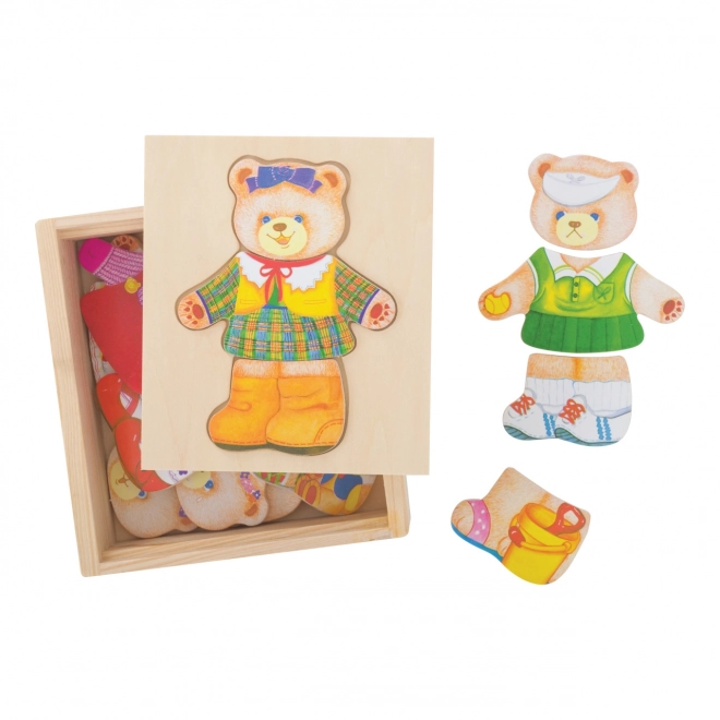 Dress Up Puzzle Mrs. Bear