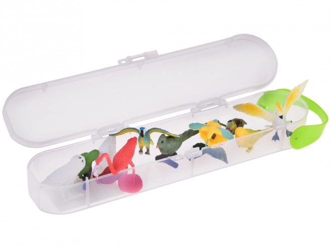 Exotic Birds Toy Set - 10 Pieces