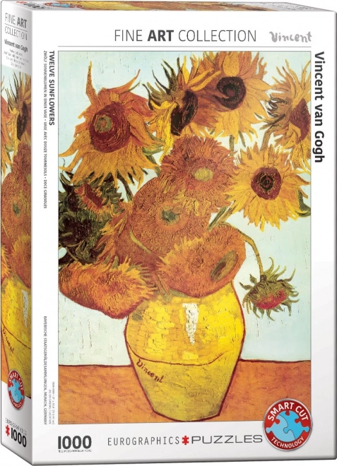 Eurographics Puzzle Twelve Sunflowers 1000 Pieces