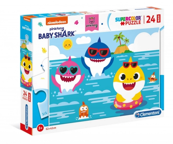 Clementoni Baby Shark Maxi Puzzle 24 Pieces