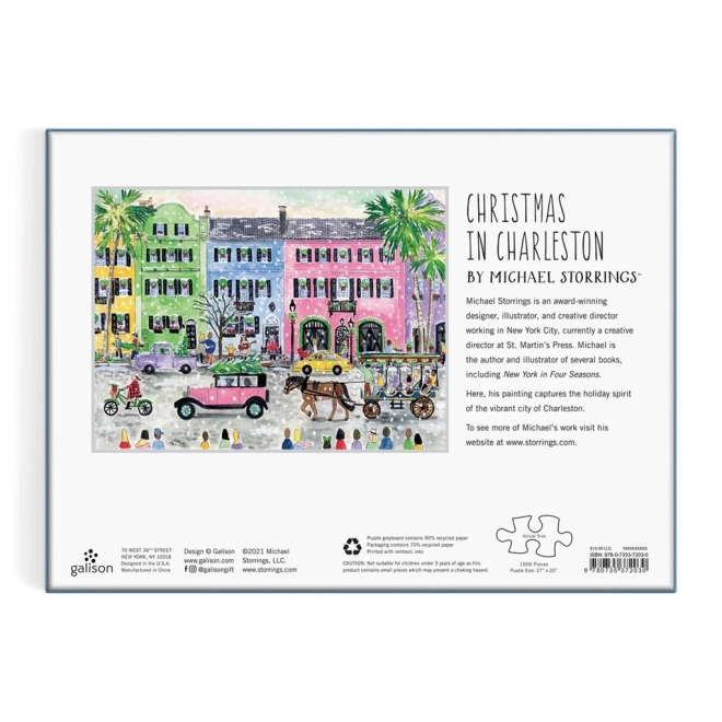 Christmas in Charleston Puzzle by Michael Storrings