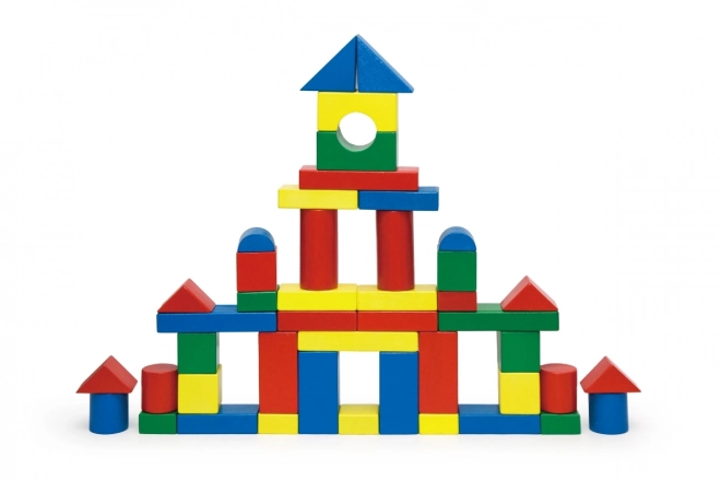 Wooden Building Blocks Set