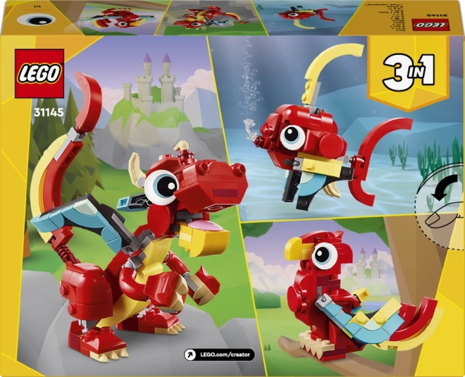 Red Dragon LEGO Creator 3in1 Set