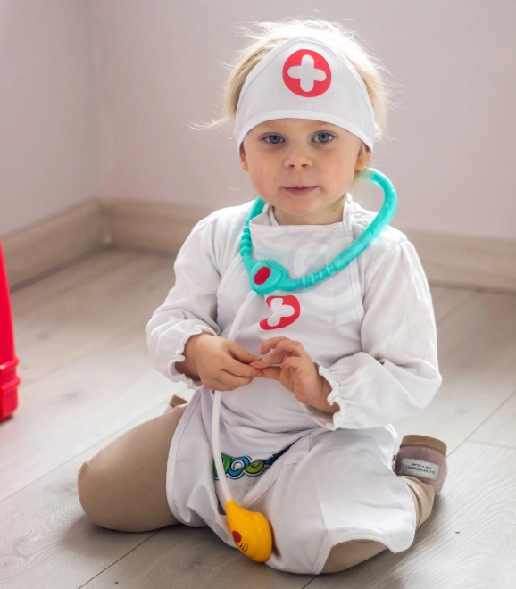 Nurse Costume with Cap for Kids