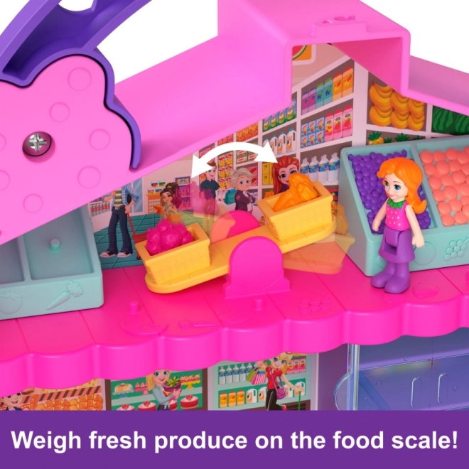 Polly Pocket Pollyville Portable Fruit Supermarket