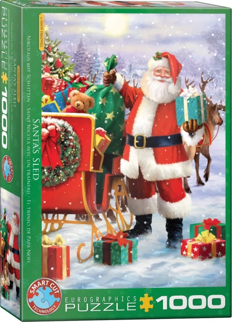 Eurographics Santa's Sleigh Puzzle 1000 Pieces