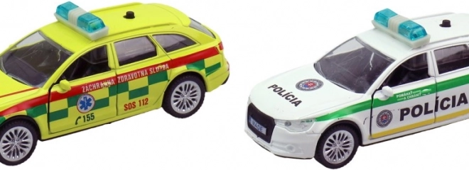 Auto hitne pomoći i policije pullback