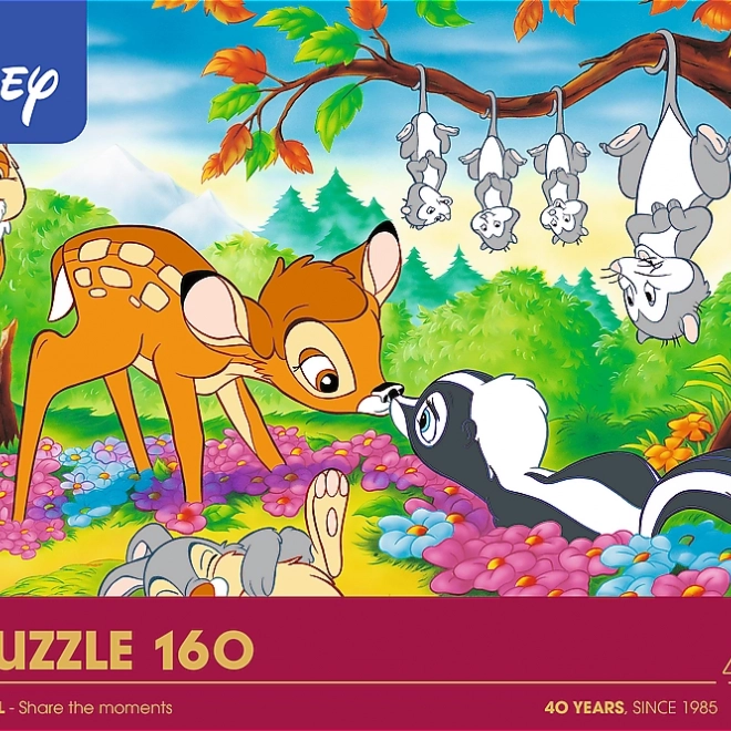 Puzzle Bambi és az erdei barátok 160 darab
