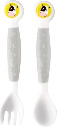 Canpol babies Flexible Cutlery COW