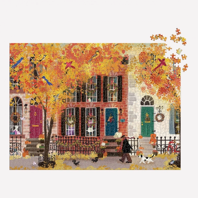 Autumn in the Neighborhood Puzzle 1000 Pieces