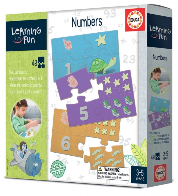 Educational Puzzle and Game: Learning is Fun Numbers