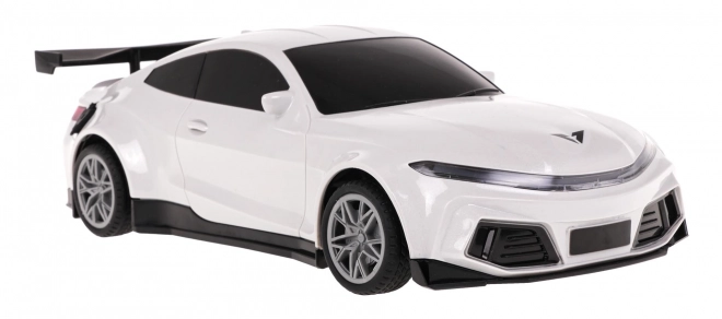 White R/C Car with Charging Station