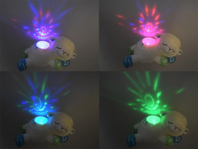 Projector Lamp Plush Sheep Stars and Lullabies Toy