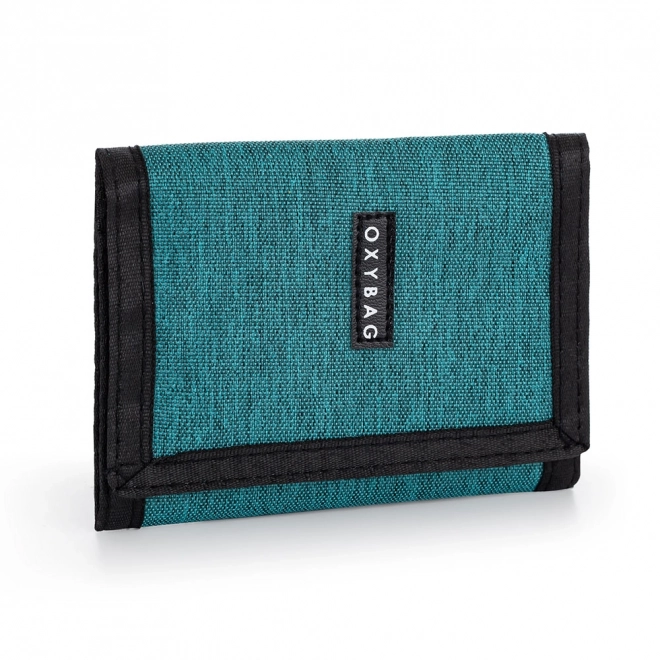 Green textile wallet