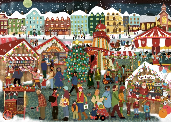 Ravensburger Christmas Market Puzzle 1000 Pieces