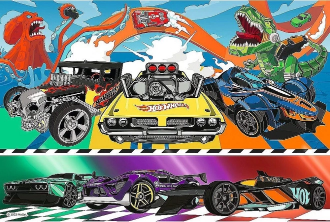 Racing Cars Puzzle - Hot Wheels