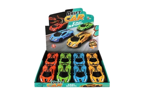 Plastic Drift Racing Car 16cm with Pull Back Action