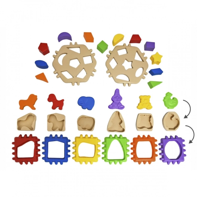 Animal Shape Sorter with 32 Pieces