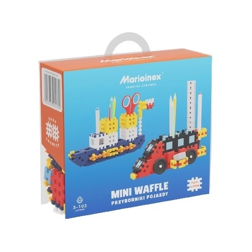 Mini Waffle Building Blocks - Vehicle Organizers 140 Pieces