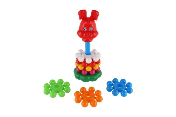 Colorful Ring Stacking Pyramid for Kids