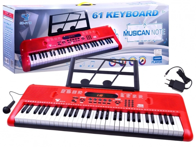 Electronic Keyboard with Microphone