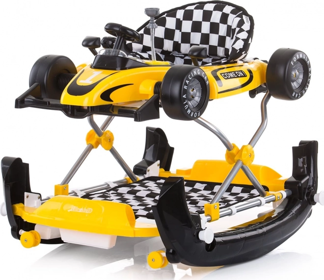 Chipolino Interactive Car Racer 4-in-1 Baby Walker Red – Yellow