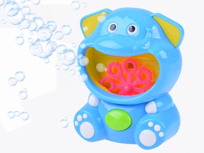 Blue Elephant Bubble Machine