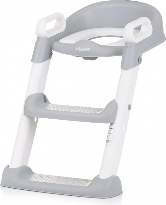 Chipolino Toilet Seat with Ladder Skippy Grey