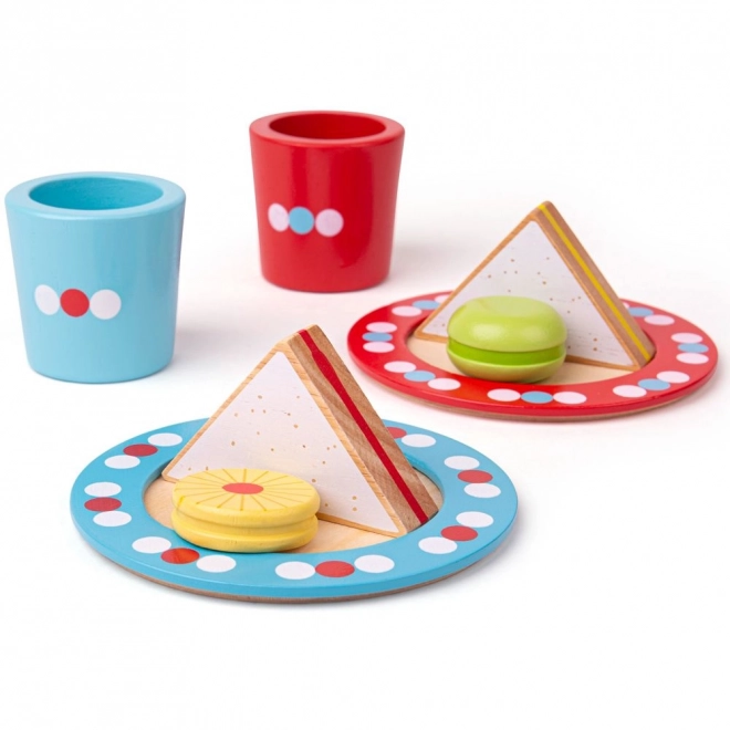 Bigjigs Toys Polka Dot Snack Set