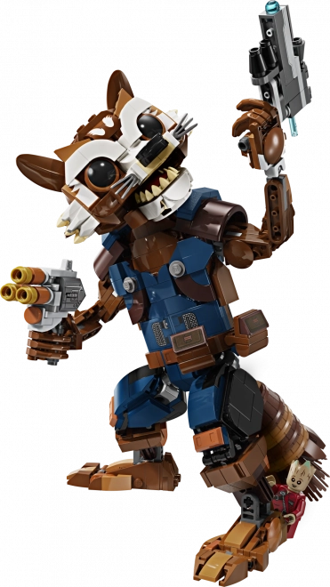 Lego Marvel Rocket and Baby Groot Set