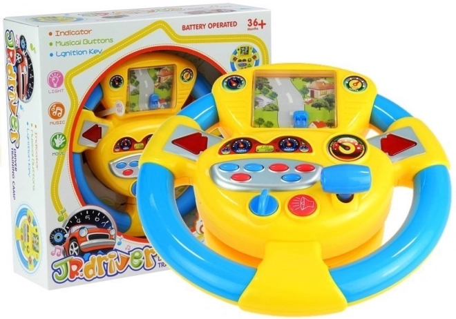 Interactive Steering Wheel for Toddlers with Sounds