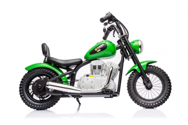 Battery-Powered Motorcycle for Kids - Green