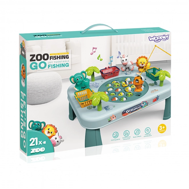 Interactive Fishing Game Table by Woopie