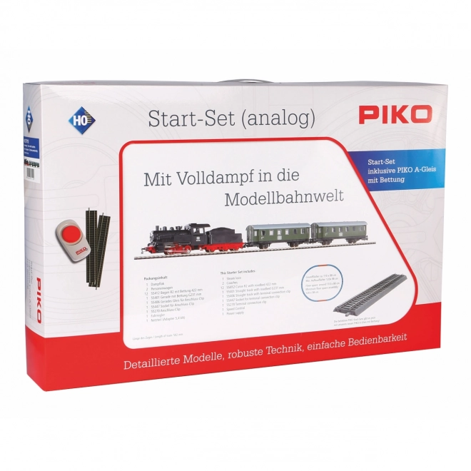 Piko Starter Set Passenger Train with Steam Locomotive