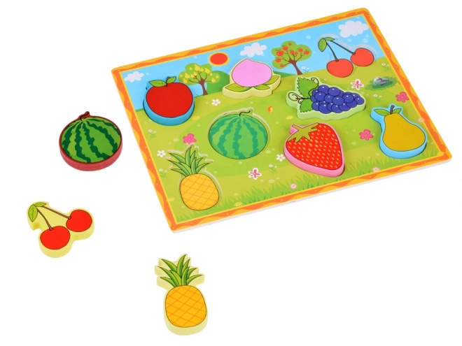 Educational Wooden Puzzle Fruits