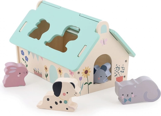 Vilac Wooden Sorting House for Animals