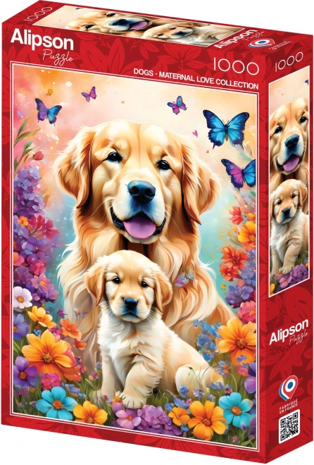 Puzzle amour maternel: chiens 1000 pièces