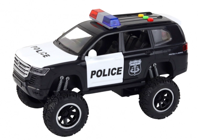 Police Off-Road Vehicle with Opening Doors and Lights