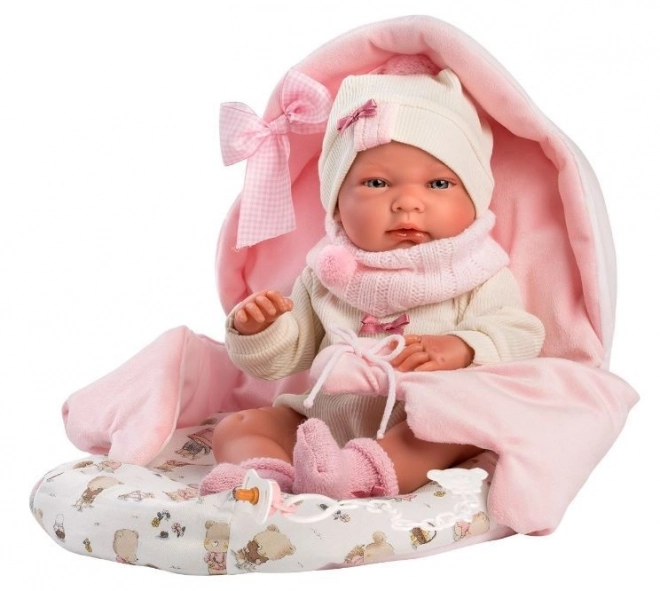 Realistic Newborn Baby Doll with Full Vinyl Body - 40 cm