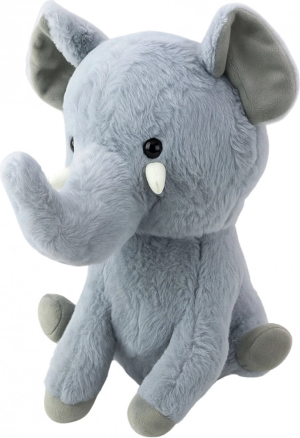 Peluche éléphant gris 36 cm